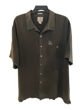Luau Limited Edition 100% Finest Silk Embroidered Button-Down